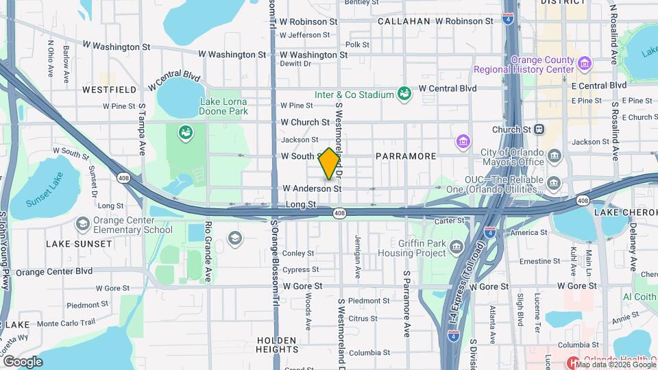 1019 W Anderson St Map and Location Details