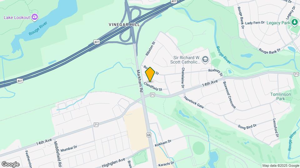 46 Clandfield St Map and Location Details