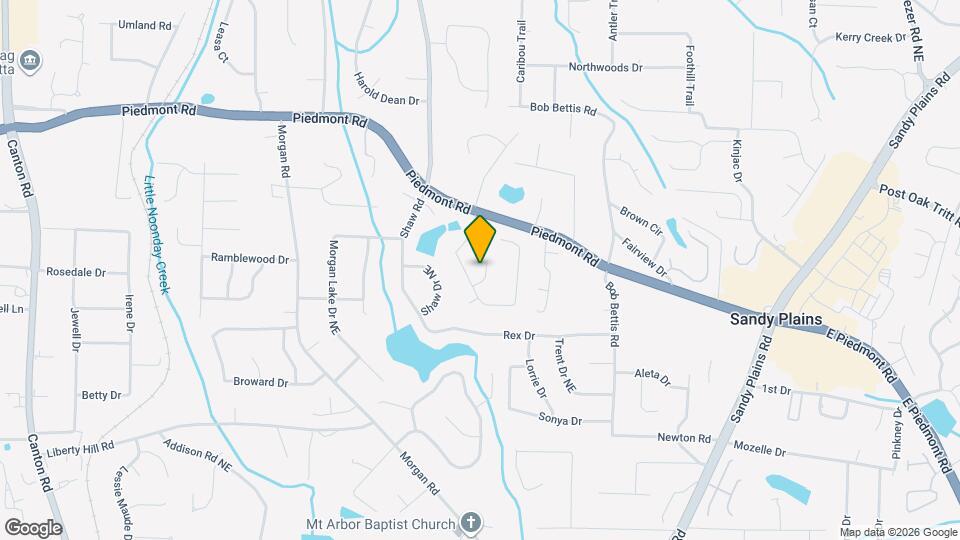 2681 Meadow Ridge Ct Mapa y Detalles de la Ubicación