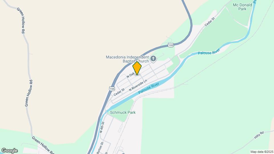 1711 Cedar St Map and Location Details