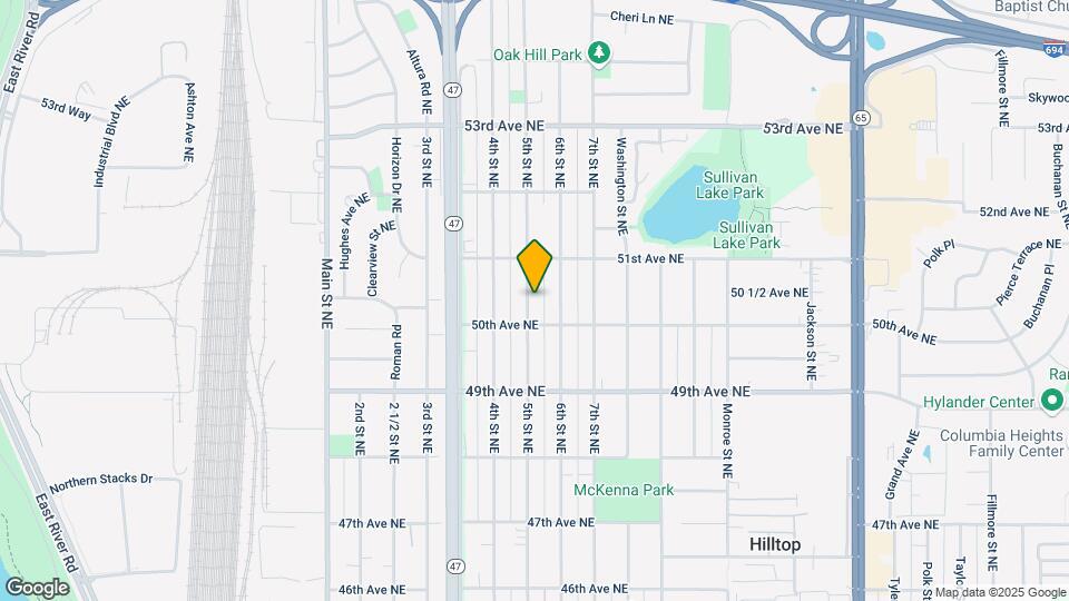 5023 5th St NE Map and Location Details