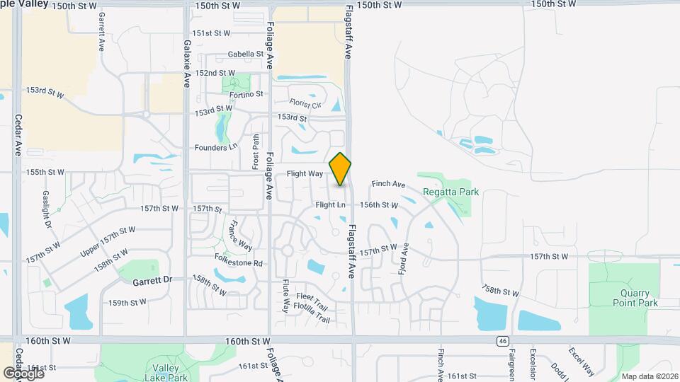 15581 Flight Way Map and Location Details