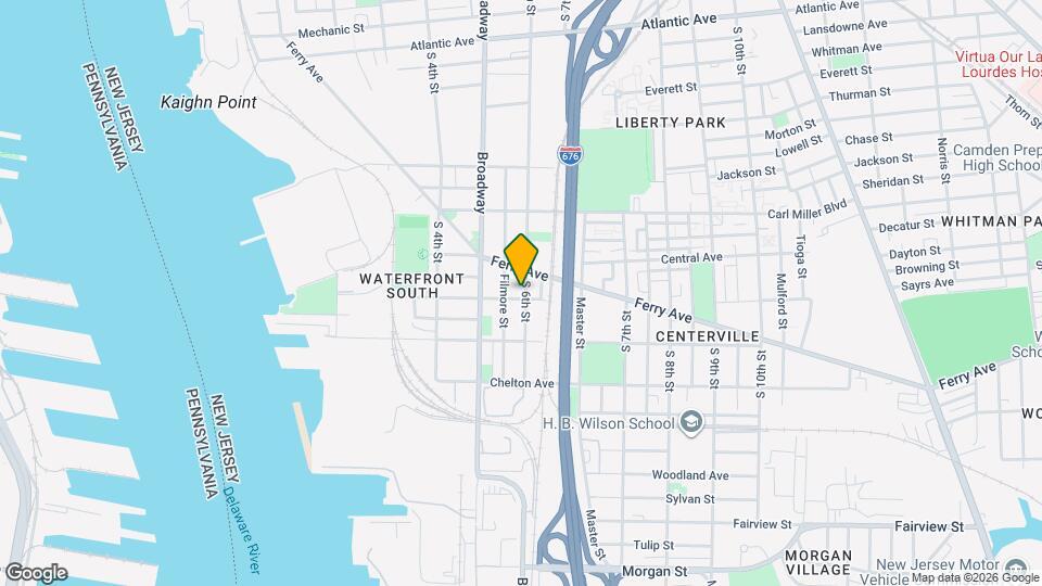 1833 S 6th St Map and Location Details