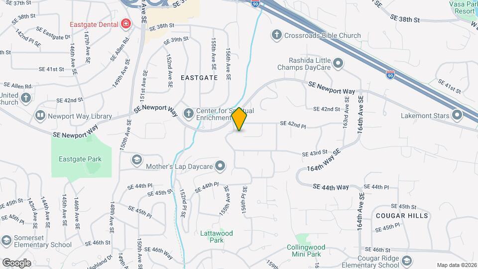 15608 SE 42nd Ct Map and Location Details