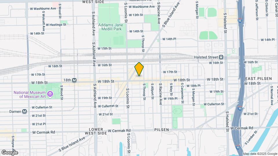 1316 W 18th St Map and Location Details