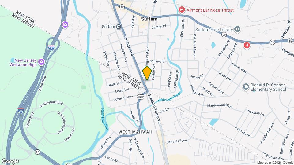 134 Washington Ave Map and Location Details