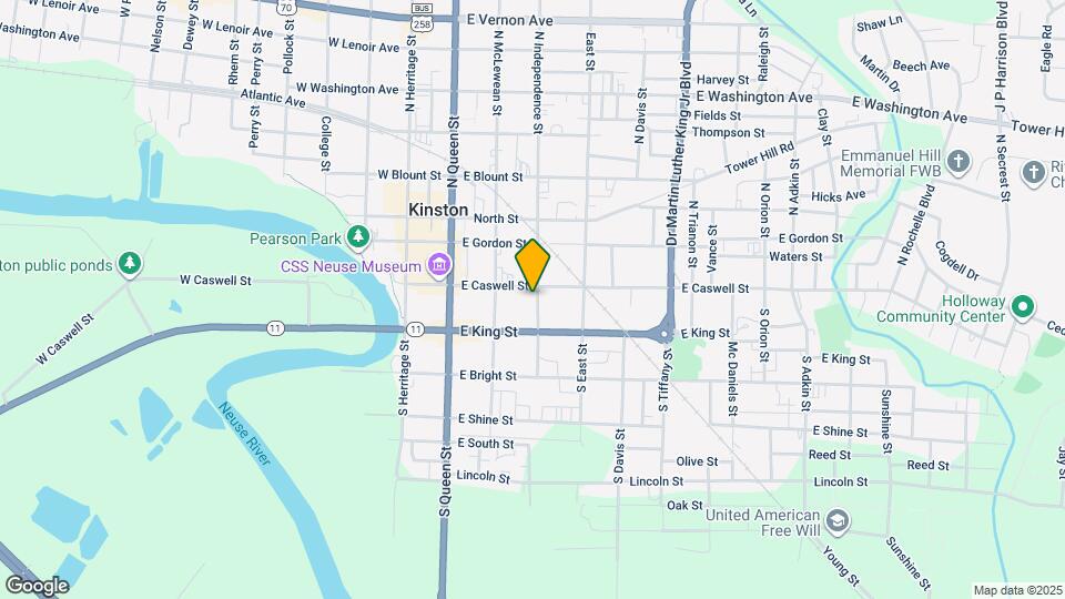 107 S Independence St Map and Location Details