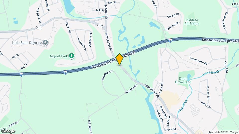 135 Worcester St Map and Location Details