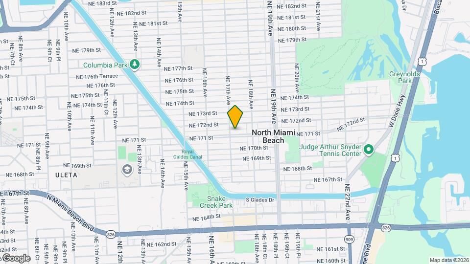 1731 NE 171 St Map and Location Details