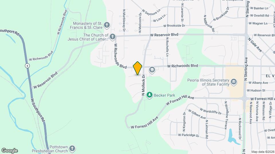 3438 Villa Ridge Map and Location Details