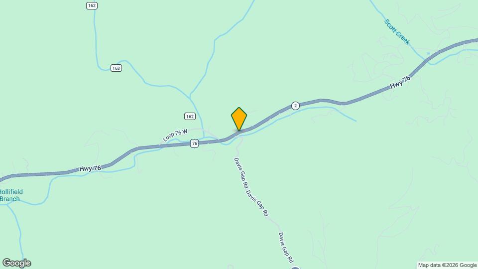 43 Davis Gap Rd Map and Location Details