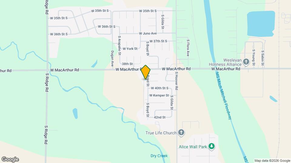 4043 S Boyd St Map and Location Details