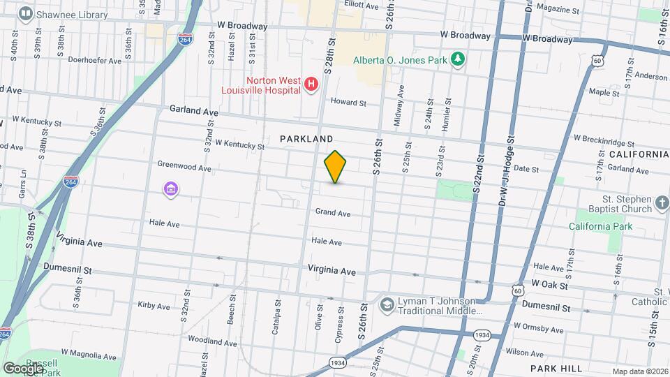 2708 Greenwood Ave Map and Location Details