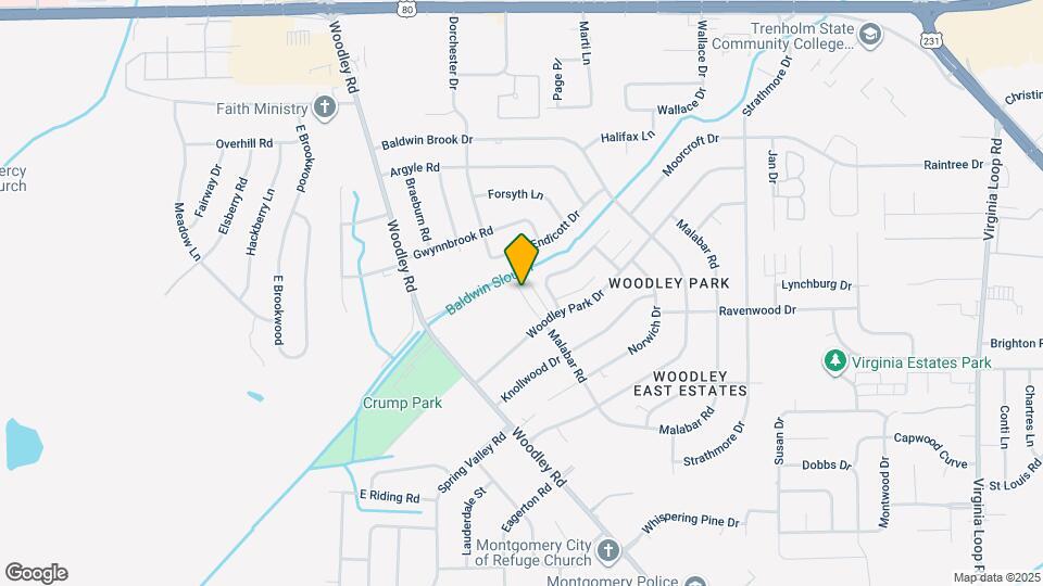 3411 Malabar Rd Map and Location Details