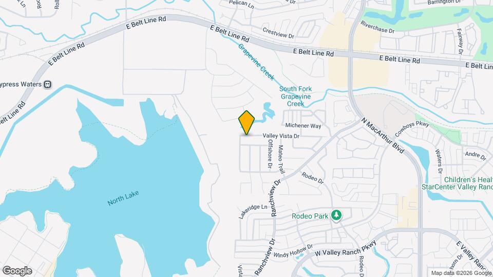 1344 Valley Vista Dr Map and Location Details