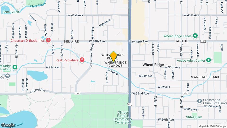 7801 W 35th Ave Mapa y Detalles de la Ubicación