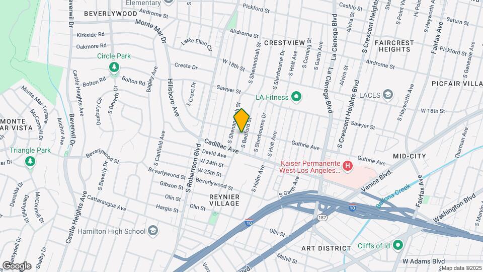 2011-2015 S Bedford St Map and Location Details