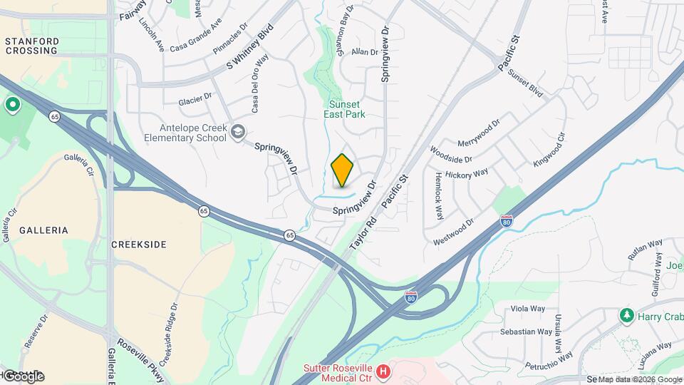 3041 Twin Creeks Ln Map and Location Details