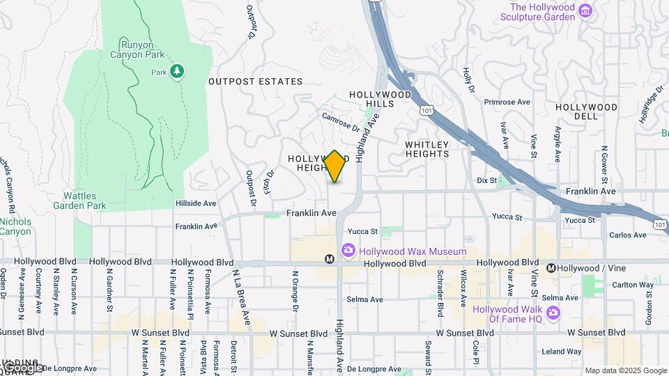 1920 Hillcrest Rd Map and Location Details