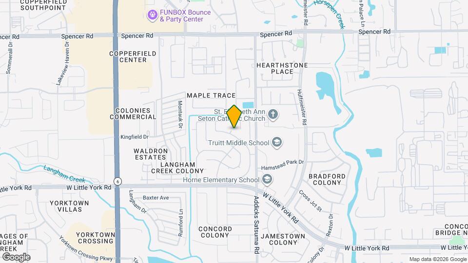 6606 Felgate Creek Ct Map and Location Details