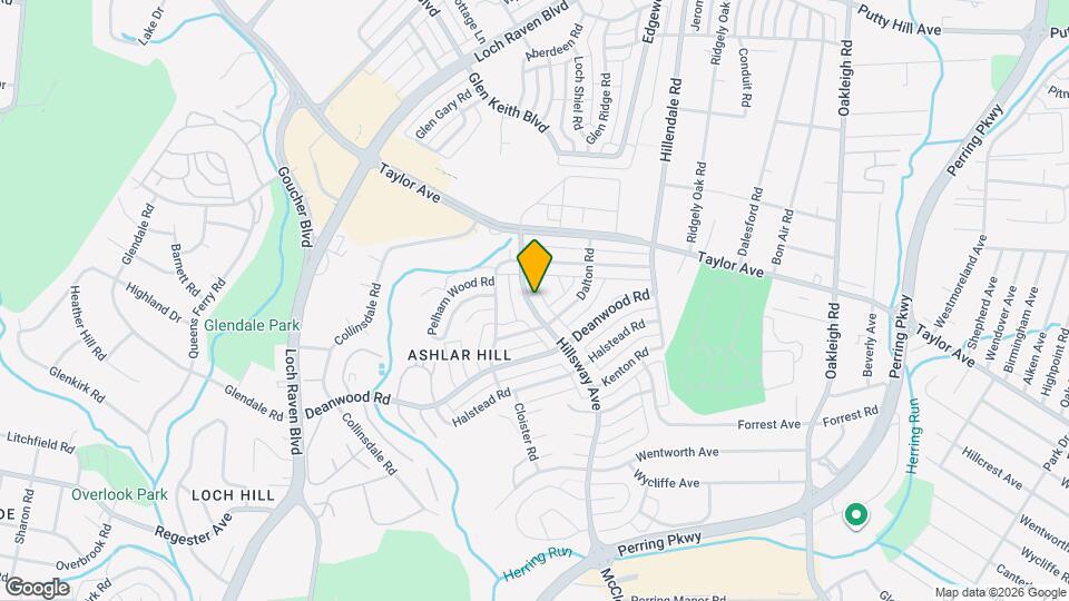 1307 Hillsway Ct Map and Location Details