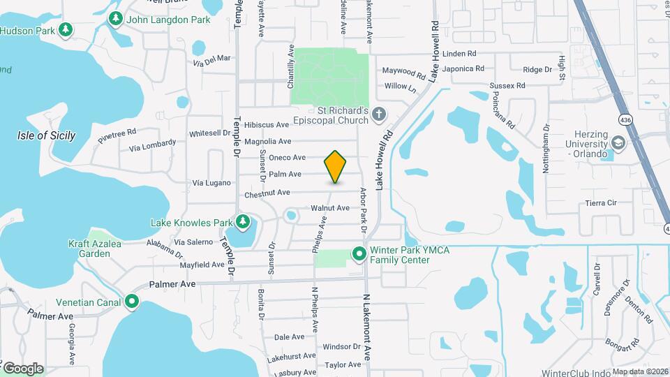 1711 Chestnut Ave Map and Location Details