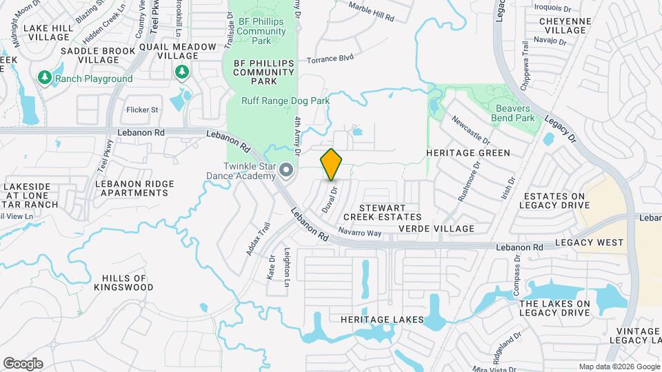 4679 Duval Dr Map and Location Details