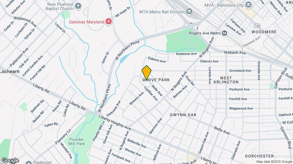 5615 Belle Ave Map and Location Details