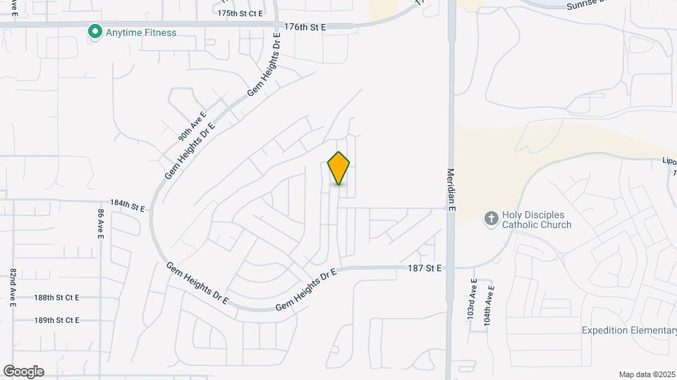 18234 97th Ave Ct E Map and Location Details