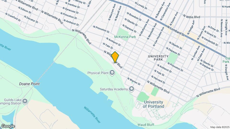 6026 N Willamette Blvd Map and Location Details
