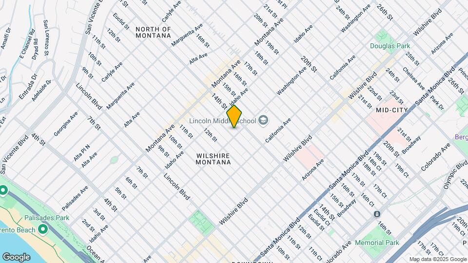 949 Euclid St Map and Location Details