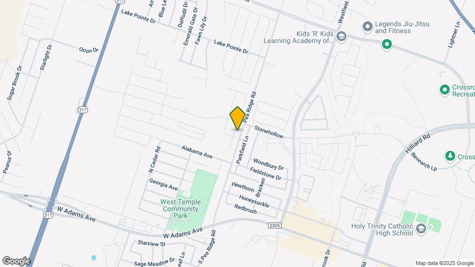 611 Fallbrook Dr Map and Location Details