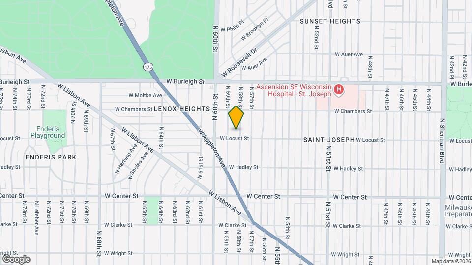 2915 N 58th St Map and Location Details