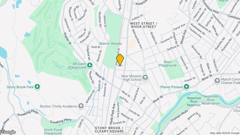 16 Westminster St, Unit 1F Map and Location Details