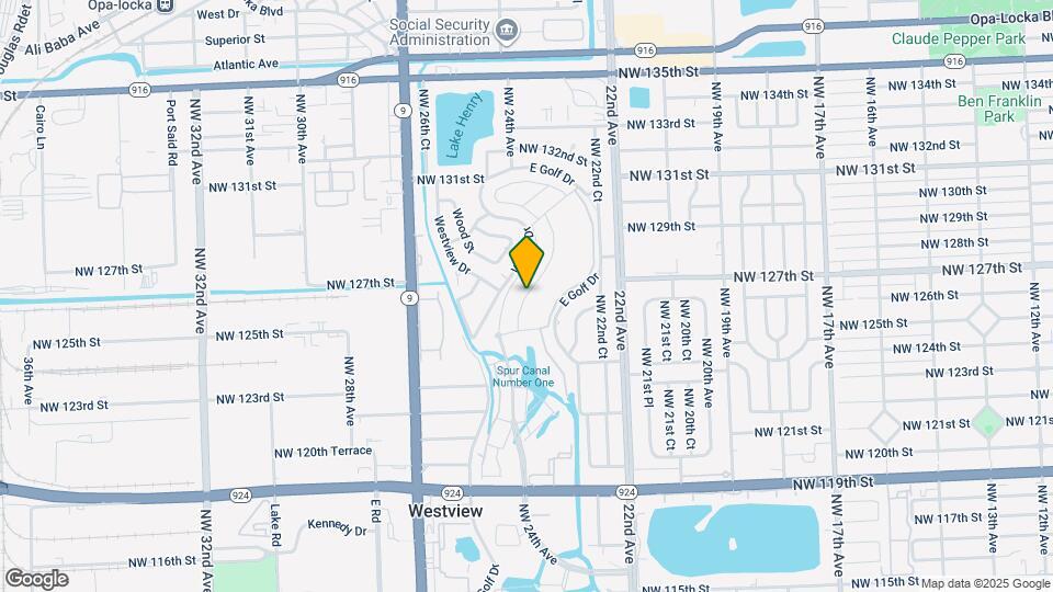 12577 NW 23rd Pl Map and Location Details