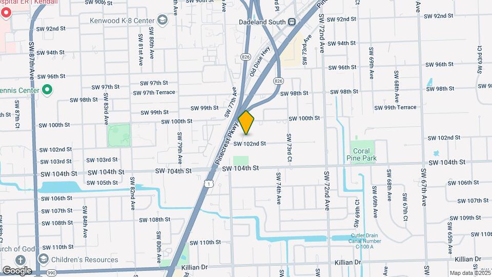 10155 SW 75th Pl Map and Location Details