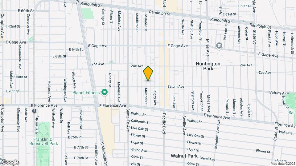 6816 Malabar St Map and Location Details