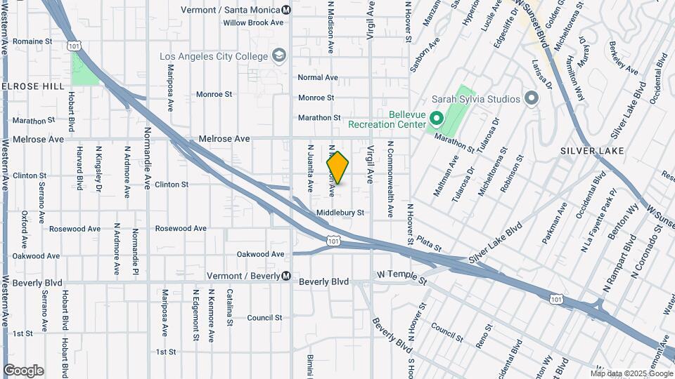 540 N Madison Ave Map and Location Details