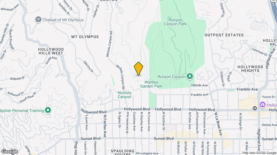 1924 Wattles Dr Map and Location Details