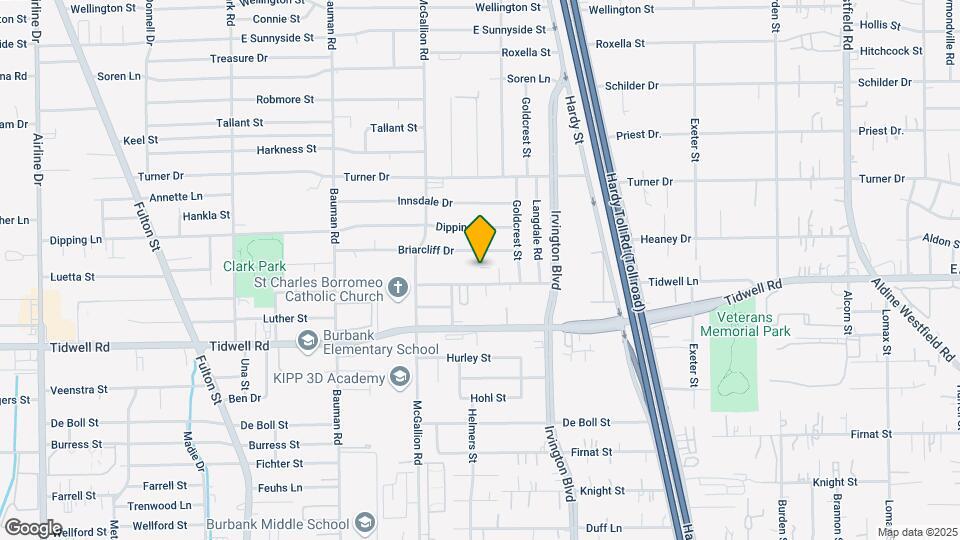 815 Cravens St Mapa y Detalles de la Ubicación