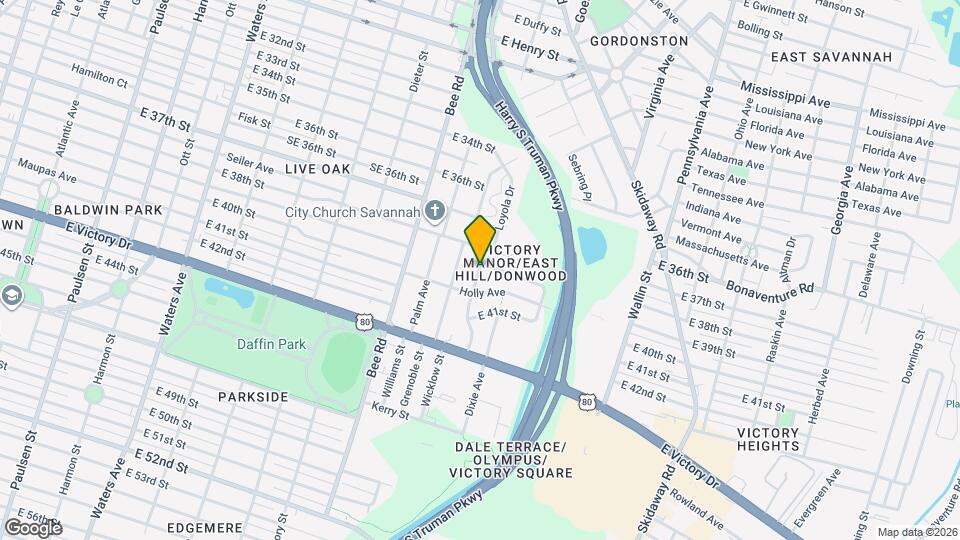 1701 E 39th St Map and Location Details