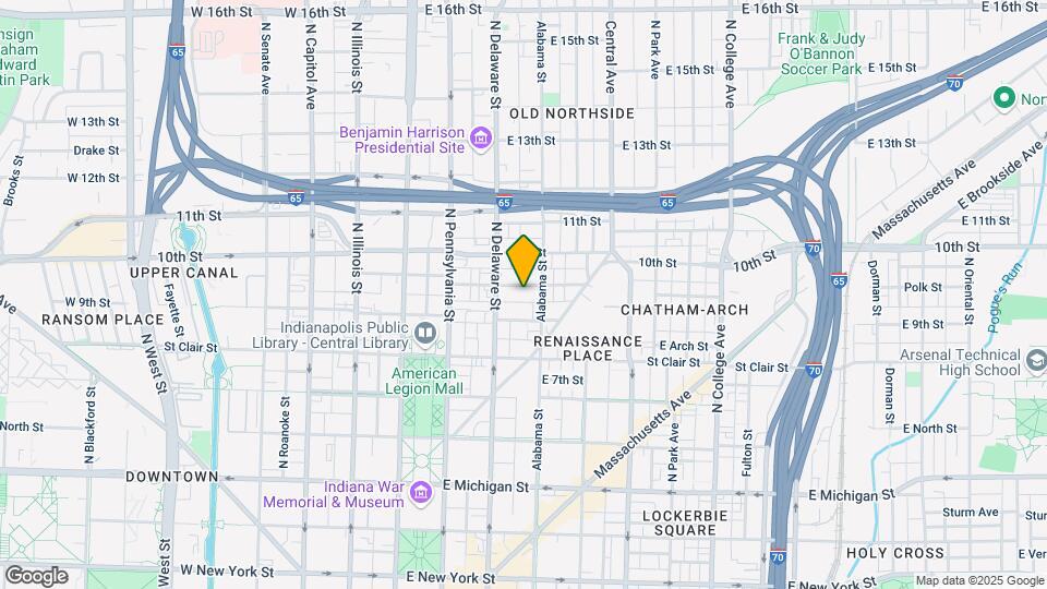 233 E Saint Joseph St, Unit 3H Map and Location Details
