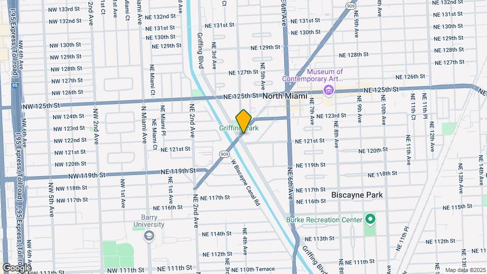 12101 Griffing Blvd-Unit -1 Map and Location Details