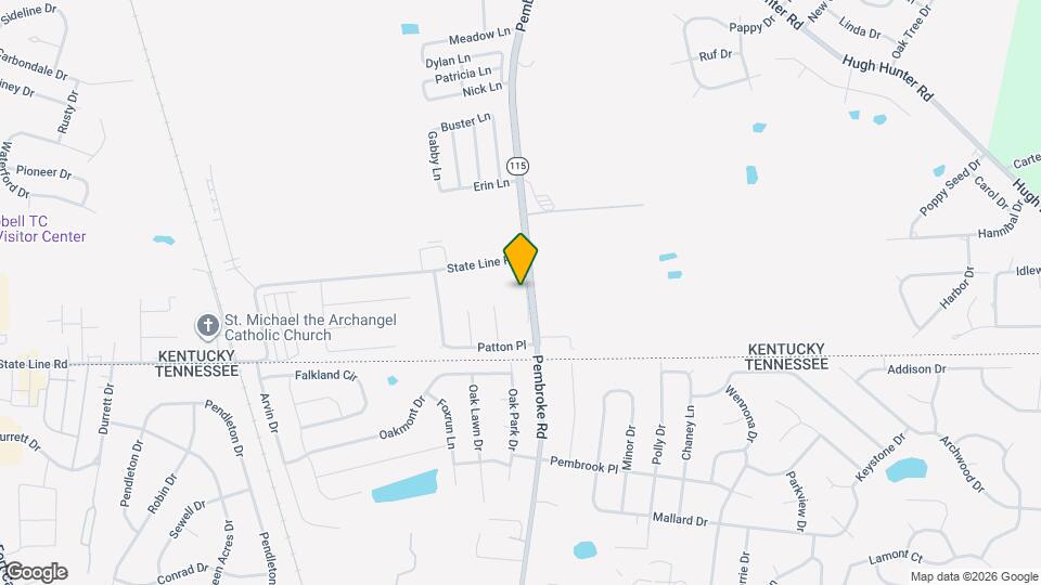 1070 Pembroke Oak Grove Rd Map and Location Details