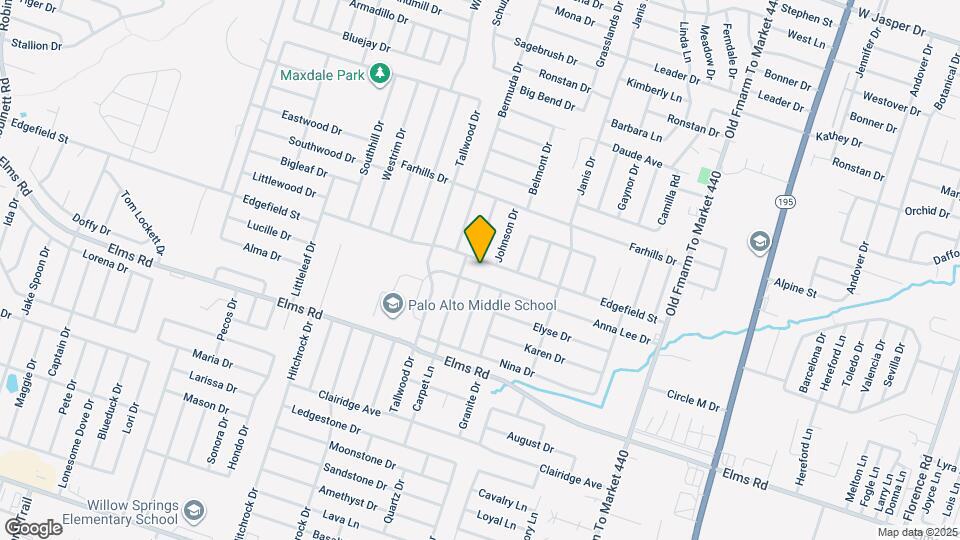 1702 Edgefield St Map and Location Details