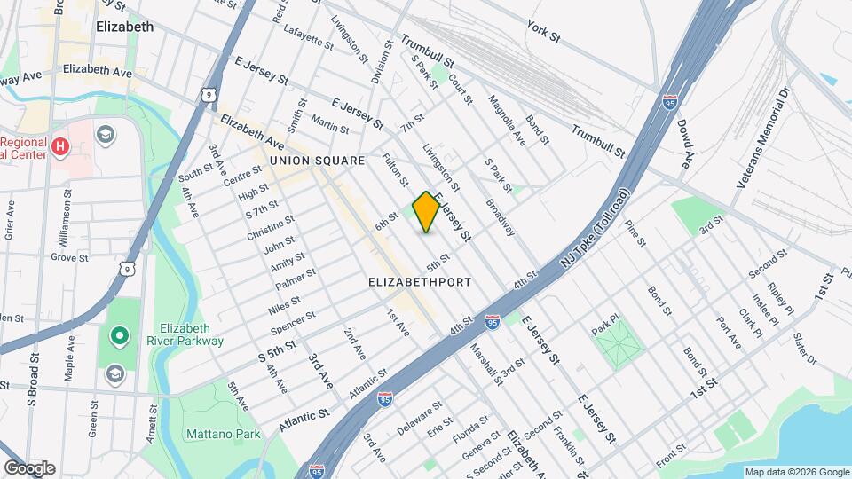 525 Franklin St Map and Location Details