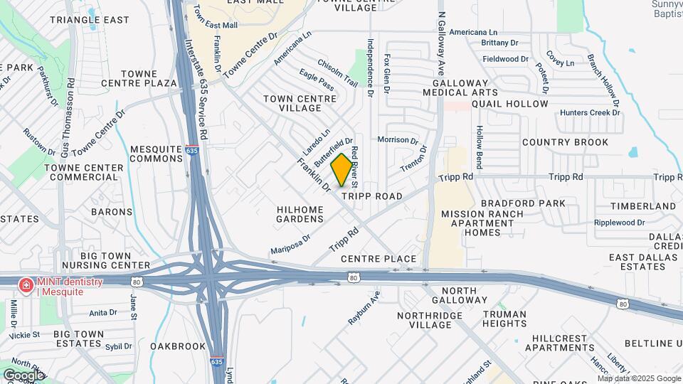 1428 Brazos Dr Map and Location Details