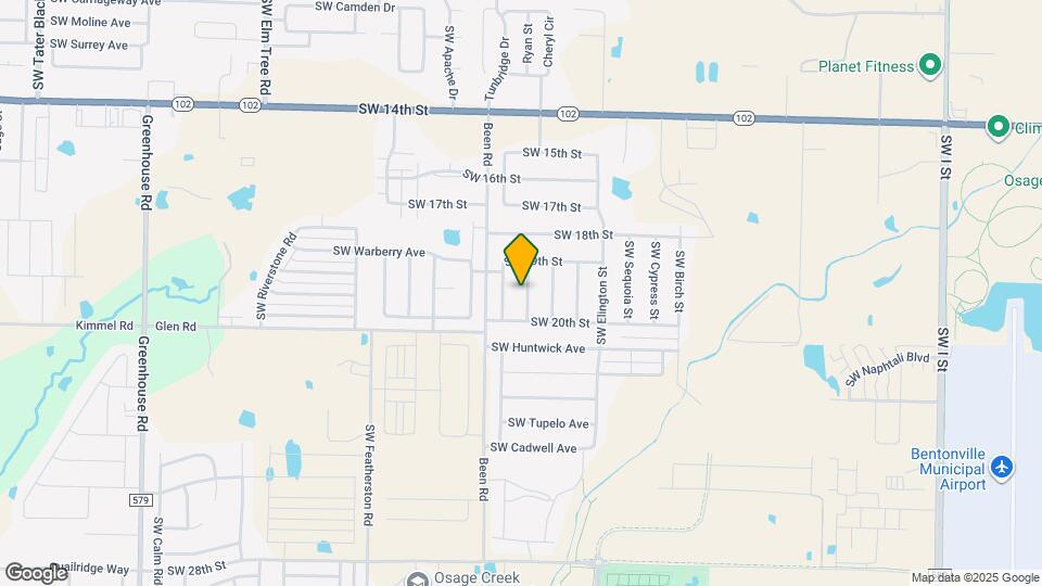 1908 SW Marquette Rd Map and Location Details