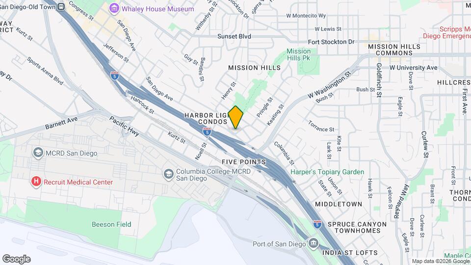 3444 Pringle St Map and Location Details