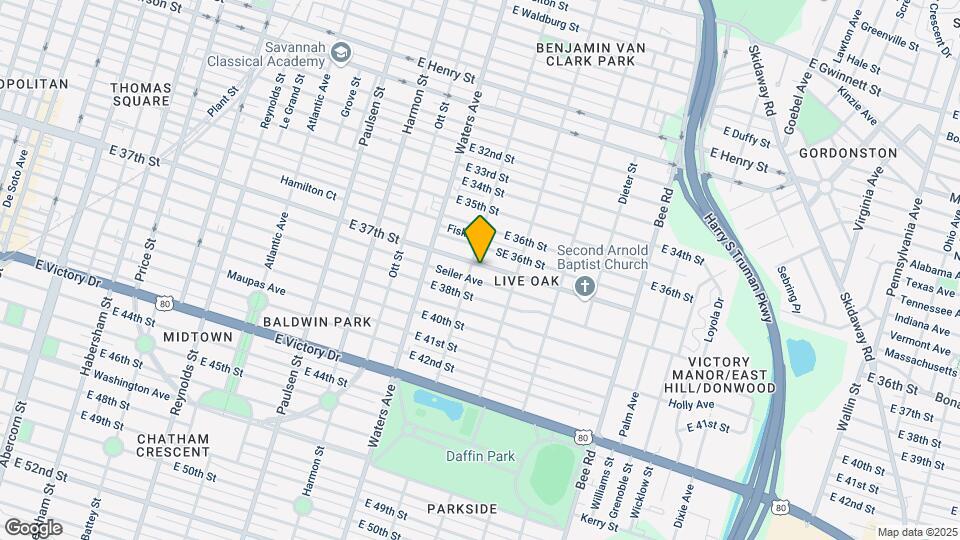 1205 E 37th St Map and Location Details